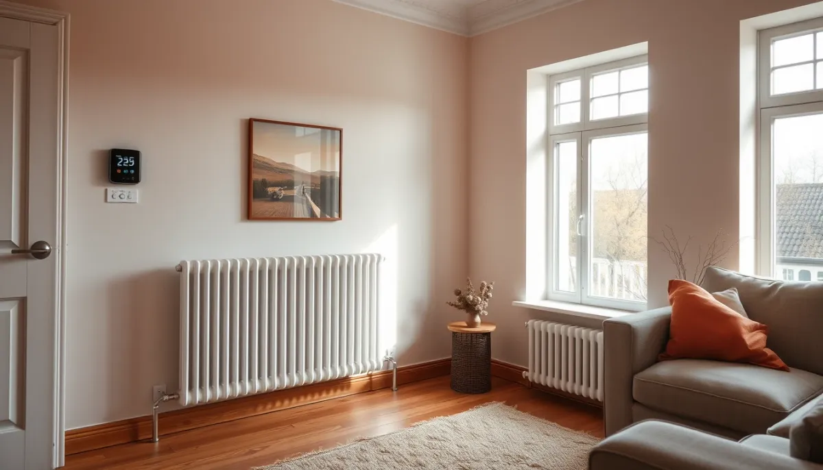 Intérieur d'une maison landaise chauffée par une pompe à chaleur air/eau Atlantic Alféa