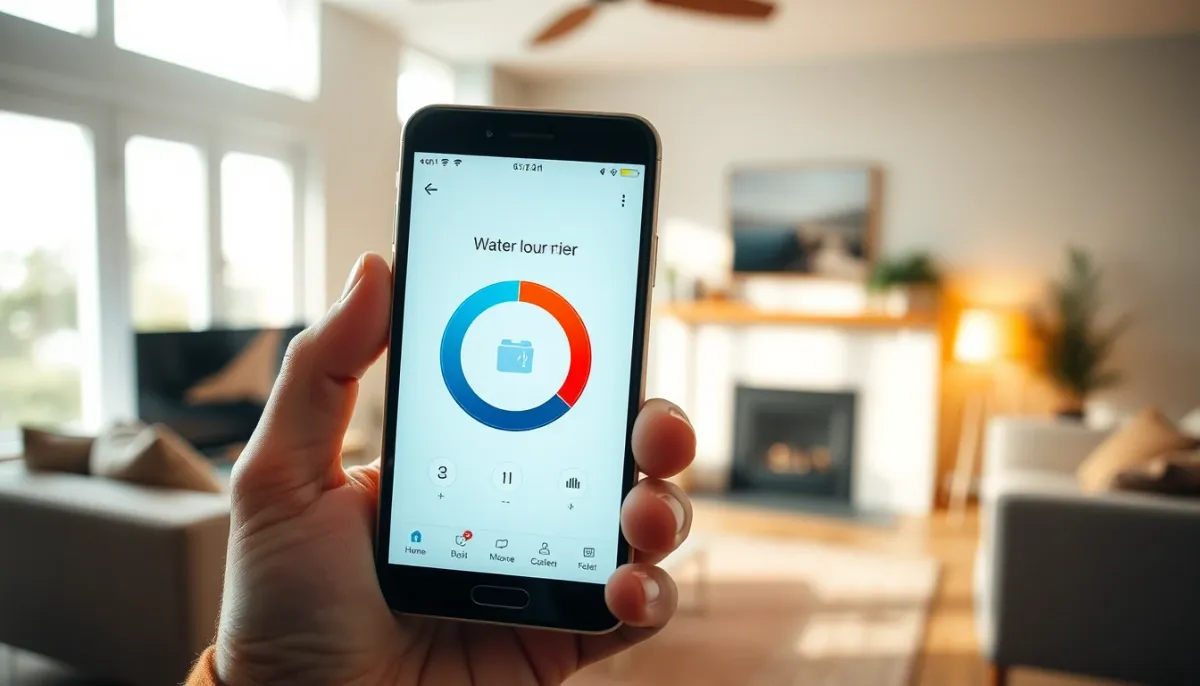 Application de pilotage à distance d'un chauffe-eau thermodynamique sur smartphone