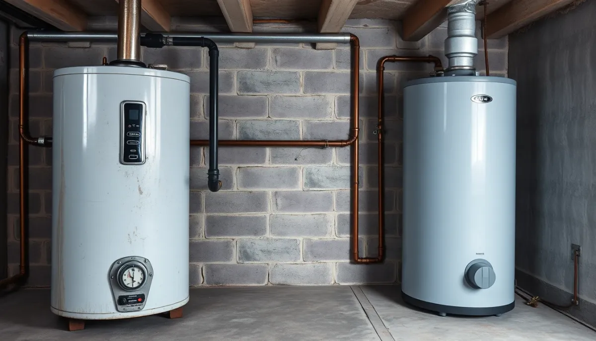 Comparaison entre un ancien chauffe-eau électrique et un modèle thermodynamique