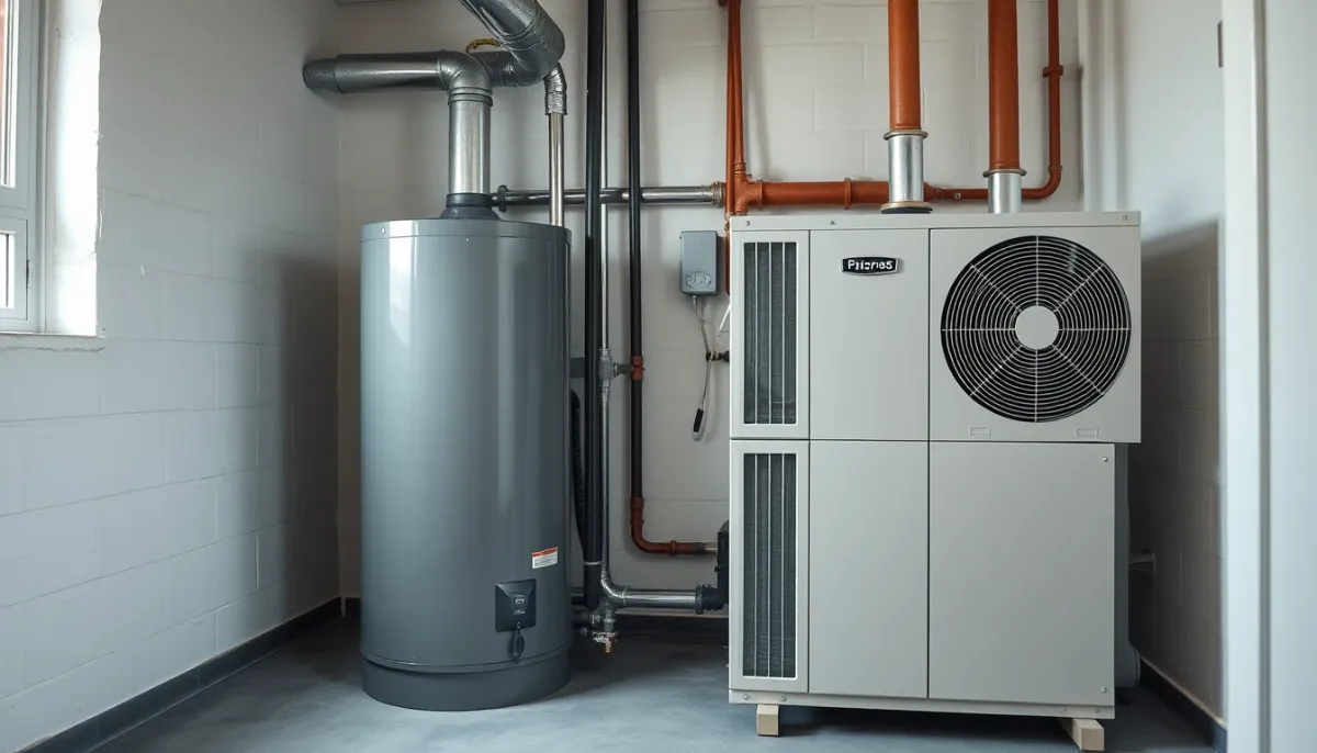Comparaison entre une ancienne chaudière fioul et une pompe à chaleur air/eau moderne