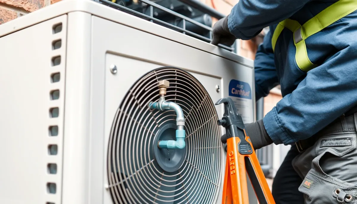 Installation d'une pompe à chaleur monobloc : raccordement simplifié
