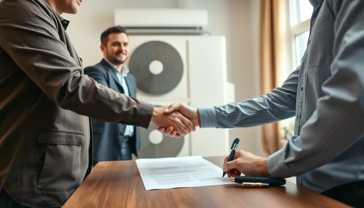 Accord entre locataire et propriétaire sur l'entretien de la pompe à chaleur, prévention des litiges